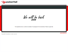 Tablet Screenshot of maintenance.packardbell.com
